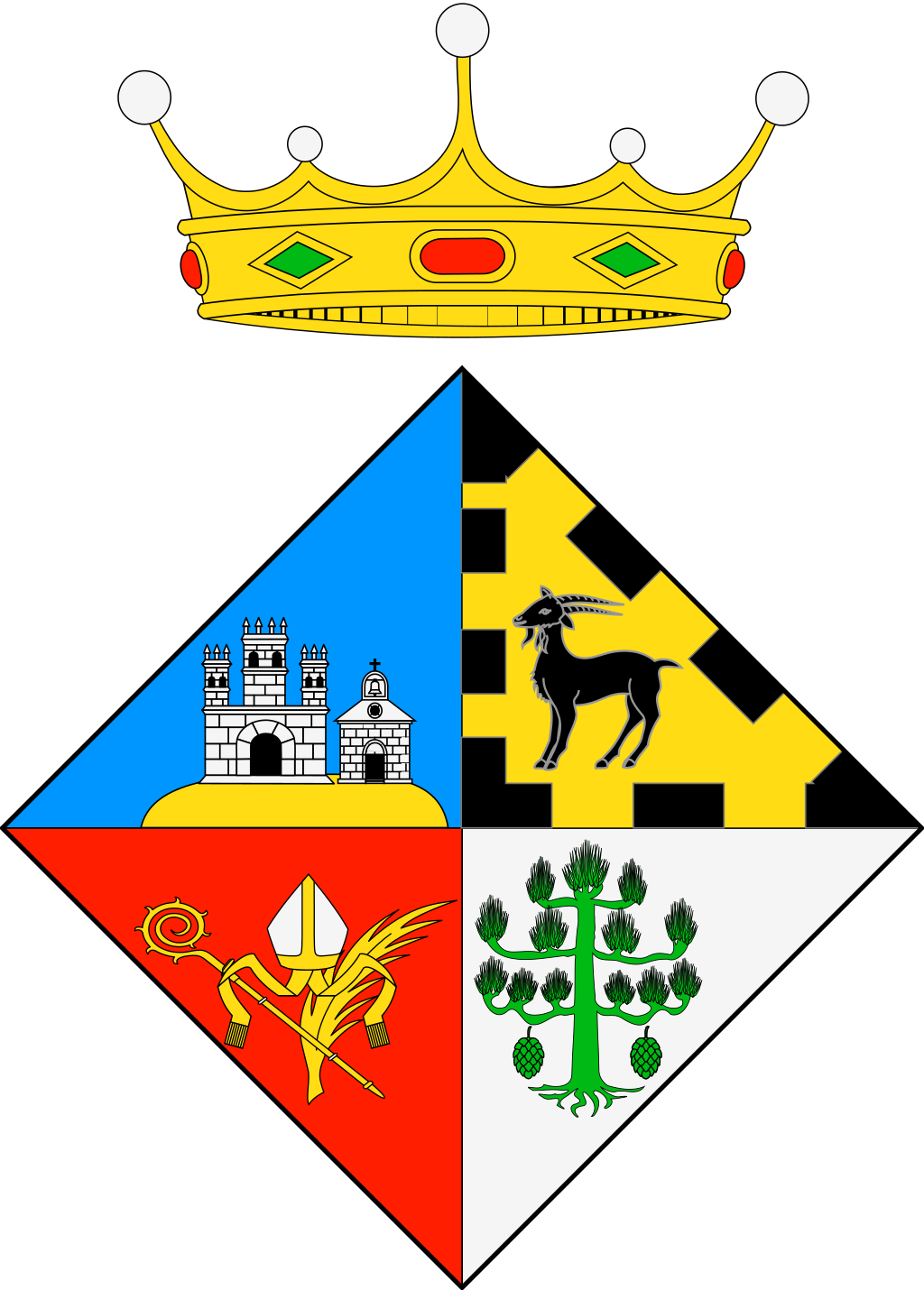 Escudo de Vall d'en Bas, la