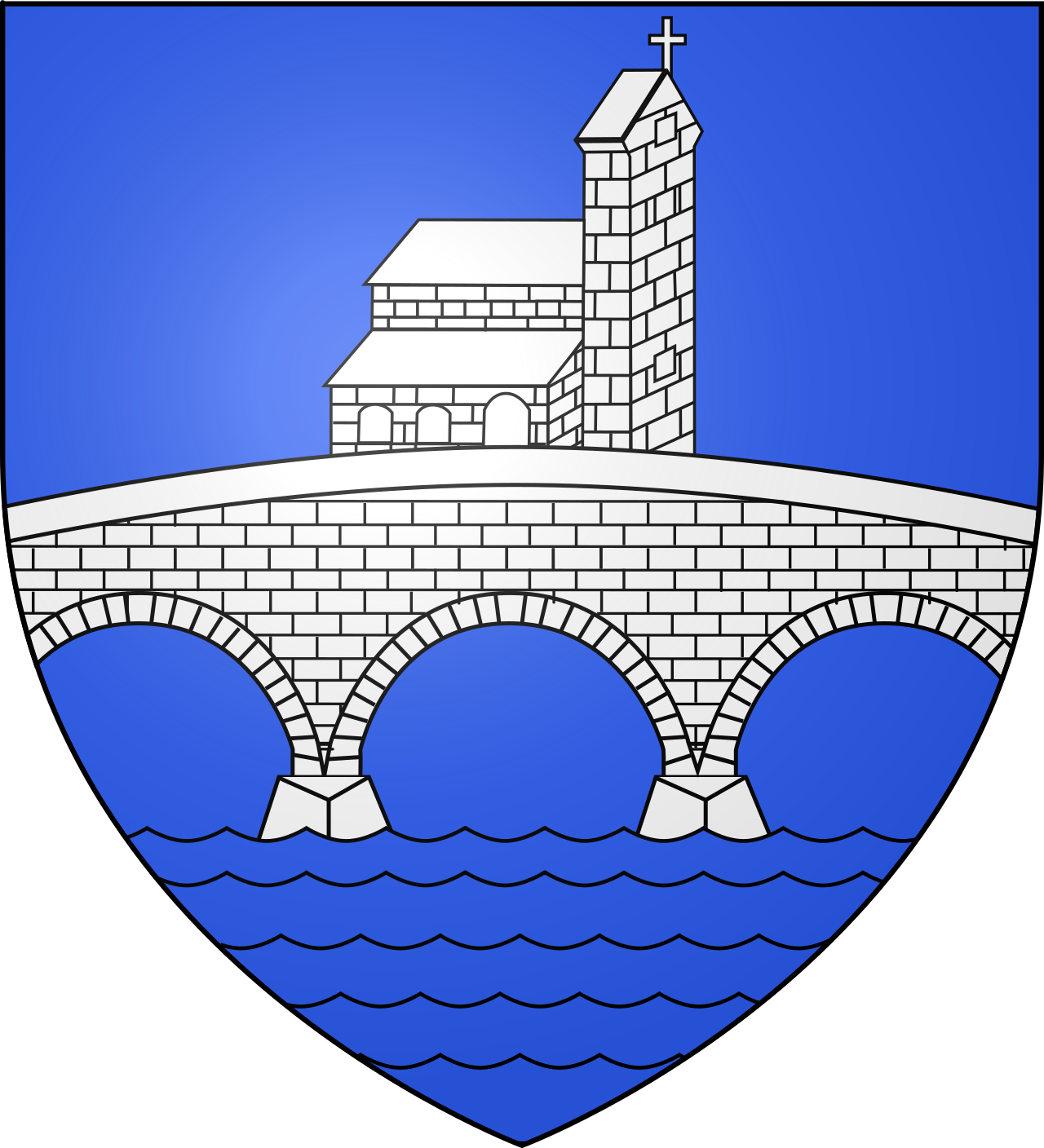 Escudo de Aiguatèbia i Talau