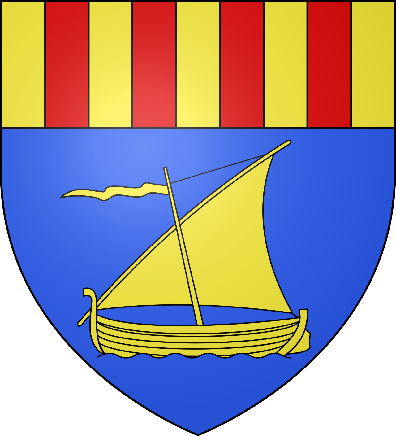Escudo de Barcarès, el